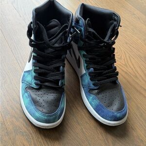Nike High-Top Jordan 1 Retro High 3Y Tie Dye Sz 10